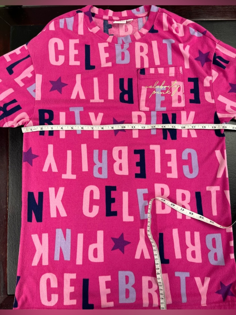Celebrity Pink sleep shirt 20” p2p - Picture 7 of 8